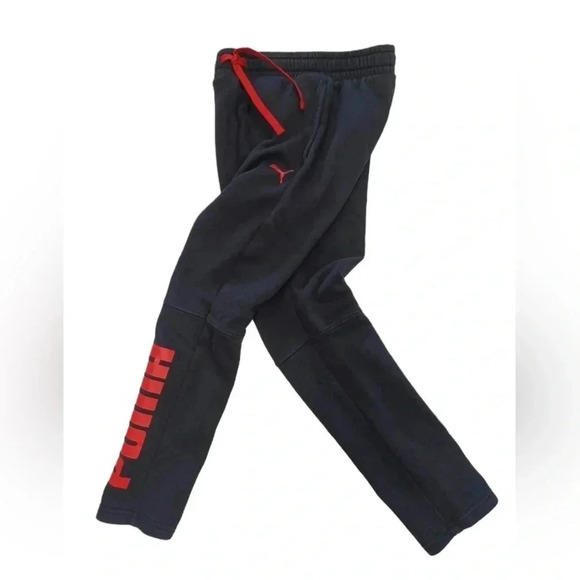 Puma Jogging  Sweat Pants Black Size Large - Picture 2 of 8
